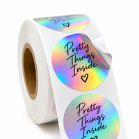 Custom Printed Packaging Labels for Food Bags Cosmetic Bottles Brand Logo Sticker Roll Wholesale Supplier