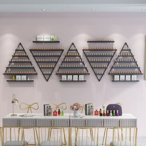Meuble de salon de manucure élégant et simple, en vente flash, support en métal pour vernis à ongles, présentoir à vernis à ongles - Product Image 5