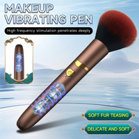 Stimulation du point G et du clitoris, jouet sexuel discret pour femmes, mini rouge à lèvres, vibromasseur en forme de balle, brosse à maquillage vibrante pour femmes