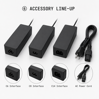 12V 5A 19V 3.4A 15V 4A 24V 2.5A ACDC Chargeur Adaptateur secteur de bureau avec UL ETL FCC CE GS UKCA PSE SAA KC KCC BIS