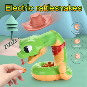 Broma eléctrica morder mano serpiente <span class=keywords><strong>de</strong></span> <span class=keywords><strong>cascabel</strong></span> robar monedas <span class=keywords><strong>de</strong></span> oro juego Gold Rush Challenge descompresión interactiva juguetes novedosos para niños - Product Image 2