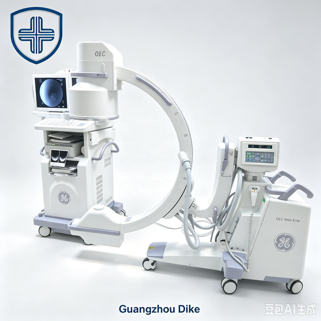 Used GE OEC 9900 Elite Vascular MTS C-Arm System Mobile C Arm X-Ray Machine Complete Set with Accessories