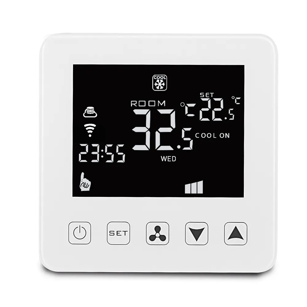 Termostato a ventilconvettore digitale sistemi hvac termostato regolatore di temperatura 2/4 tubo miglior termostato