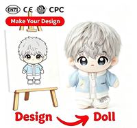 Peluche personnalisée OEM ODM, jouet en peluche moelleux, rembourrage en coton PP, certifié CPC EN71, logo personnalisé, accessoires en tissu de coton et maille