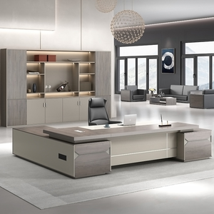 Moderno Escritorio de Oficina Convertible en Forma de L Muebles Comerciales para CEO Muebles Ejecutivos para Oficina Privada de Gerente <span class=keywords><strong>CE</strong></span> - Product Image 4