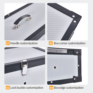 Polypropylene nhựa chất lượng cao tổ ong Hội Đồng Quản trị PP mạnh mẽ hộp chuyến bay sẵn sàng bàn xoay hộp trường hợp chuyến bay cho vận chuyển - Product Image 2