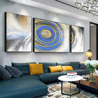 Peinture à l'huile abstraite peinte à la main, impression sur toile décorative moderne de haute qualité, personnalisée en usine, pour la décoration murale de la maison