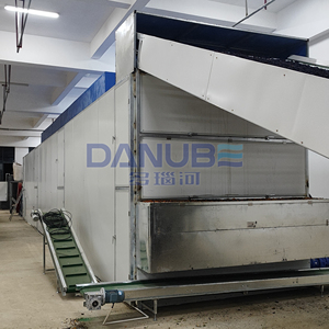 เครื่องอบแห้งแบบสายพานตาข่ายสำหรับผลไม้ชนิดใหม่ เช่น แอปเปิ้ล องุ่น บลูเบอร์รี่ และผลไม้อื่นๆ พร้อมอุปกรณ์สำหรับอบแห้งกากผลไม้ - Product Image 4