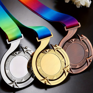 Medaglia Personalizzata Vuota per 1°, 2°, 3° Posto, Creativa per Bambini, Studenti, Competizioni Sportive, Personale, <span class=keywords><strong>con</strong></span> <span class=keywords><strong>Nome</strong></span> Inciso al Laser - Product Image 2