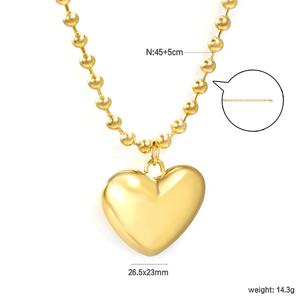Collier ras du cou avec pendentif cœur miniature plaqué or 18 carats, bijoux pour la Saint-Valentin, chaîne pour filles, collier cœur mignon pour femmes - Product Image 3