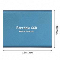 Externe 2.5 pouces ssd Disque Dur Externe Nvme Ssd 500 Go 1 To 2 To Disque dur Externe Portable Solid State Drive