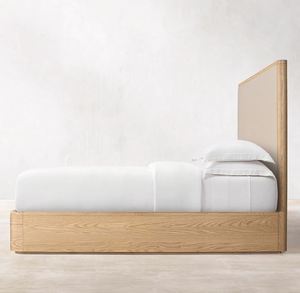 Cama abatible de madera maciza tradicional de tamaño completo con almacenamiento, plataforma de construcción robusta para hoteles y villas, tamaños personalizables, directo de fábrica - Product Image 5