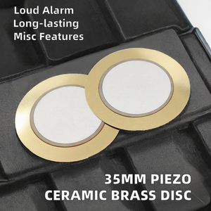 <span class=keywords><strong>Cosson</strong></span> KS-152T40A XHXDZ Disque Céramique en Alumine-Zircone de 35MM de Diamètre, Plaque Piézoélectrique Sonore pour Alarme, Buzzer Acoustique - Product Image 2