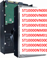 ST10000NT001 10TB 3.5 Inch NAS HDD 6Gb/s 7200RPM 256MB Cache SATA CMR Vertical Tech Hard Drive 24/7 Network Storage Server