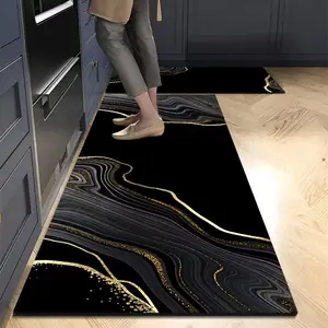 Thickened Kitchen Floor Mat Waterproof Dirt Resistant Anti Slip And Absorbent Silicone Doorstep Mat