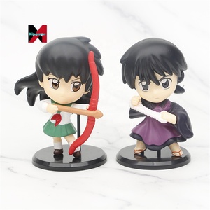 5 uds dibujos animados decoración juguete muñeca <span class=keywords><strong>Inuyasha</strong></span> Anime figuras de acción conjunto - Product Image 3
