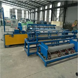 Fence making weaving machine pvc coated chain link fencing machine suppliers chain link fence panels machine