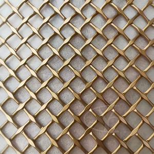Maille décorative en acier inoxydable moderne Yuchen, magnifique maille métallique décorative, maille décorative architecturale exquise. - Product Image 4