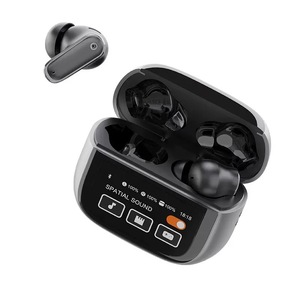 LCD Color Smart Touch Screen LED In-Ear Mini auriculares inalámbricos IPX 5 TWS <span class=keywords><strong>Audifons</strong></span> ANC + ENC Auriculares con cancelación de ruido - Product Image 2