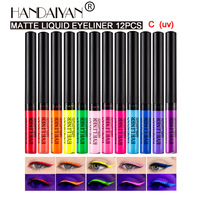 Crayon de maquillage multicolore pour les yeux, pailleté, effet « Silkworm », pour les cils et les paupières
