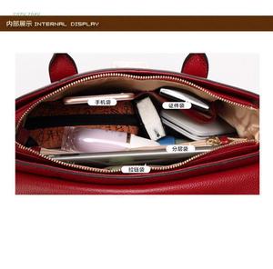 กระเป๋าถือผู้หญิงคุณภาพสูงสะพายไหล่แนวทแยงของผู้หญิงกระเป๋าแมสเซนเจอร์กระเป๋าถือหนังแท้ใหม่ - Product Image 6