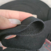 Sangle en jacquard extra large de 40 mm, noir et blanc, élastique, polyester, spandex/nylon, haute qualité, pour sacs, vêtements, jupes, DIY