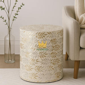 Mesa de Centro con Incrustaciones de Nácar Hecha a Mano, Muebles Modernos para Sala de Estar, Muebles Decorativos Multifuncionales para el Hogar, Venta al por Mayor - Product Image 2