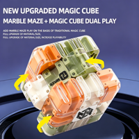 Nouveau cube labyrinthe à billes 3D pour enfants, compétition, soulagement du stress, entraînement à la pensée logique, jouet de puzzle