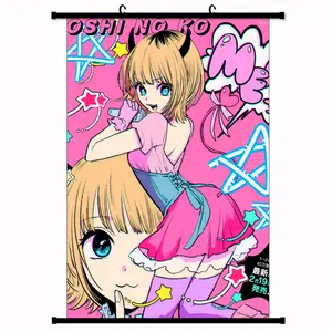 XM 35 Designs Anime Scroll Polyester For Room Wall Decoration Poster Oshi No Ko Hanging Picture
