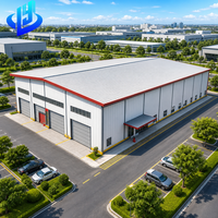 Edificio Modular de Acero para Almacenes Industriales con Panel Sándwich y Diseño Moderno para Instalaciones de Logística y Cadena de Suministro