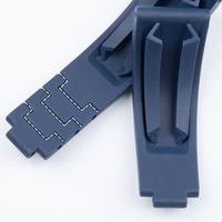 Bracelet de montre en caoutchouc de silicone à vente chaude, fermoir coulissant, bracelet de montre, bracelet de montre compatible avec Rolexx Oyster Daytonas 20MM