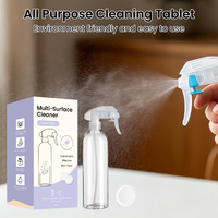Kit de comprimés nettoyants effervescents multi-usages CE, détergent multi-usages pour la salle de bain