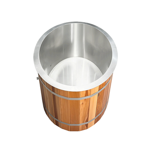Baignoire de récupération en bois à froid pour adultes, nouvelle conception OEM ODM, pour salle de sport, spa, hôtel - Product Image 6