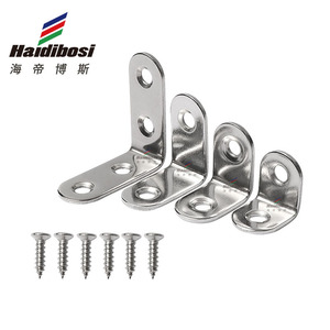 Soportes de Esquina de Acero Inoxidable Haidibosi, Refuerzos de Ángulo Recto de 90 Grados para Gabinetes y Muebles - Product Image 1
