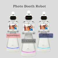 Cabina de Fotos Robótica Inalámbrica con Control Remoto, Brazo Robótico con Movimiento Automatizado para iPad/DSLR - Kit de Cabina de Fotos Móvil para Eventos
