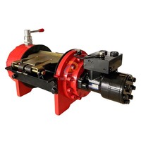 Treuil de remorquage hydraulique 6 tonnes 7 tonnes 8 tonnes 15000 lb, treuils hydrauliques de tirage de câbles avec câble en acier pour camions de remorquage et de récupération