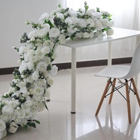 Bloemenarrangement 4ft elegante guirlande bloemendecoratie witte bruiloft bloemenloper