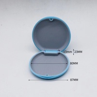 Boîte de rangement personnalisée en plastique coloré pour gouttières orthodontiques, protège-dents, et appareils dentaires