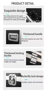 علبة طيران لأرضية رقص LED ، ضوء حركي برأس متحرك - Product Image 5