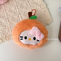 Nieuwe creatieve fruitvormige kitten-knuffel sleutelhanger veelzijdige poppenhanger meisjesharten ook geweldige rugzakbedel leeftijden 5-7