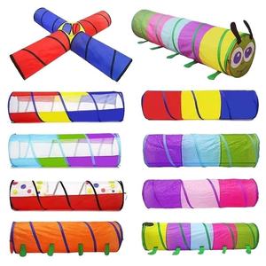 Trong nhà đồ chơi mềm ống trẻ em chơi Đường Hầm cho trẻ mới biết đi pop-up bò qua đường hầm cho trẻ em và chó làm bằng polyester bền - Product Image 6