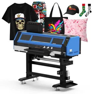 High Accuracy 60cm 4 Head Compact Size Printing Width DTF Printer For Cotton Fabric