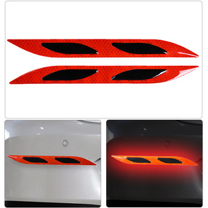 2 Piezas de Cintas Reflectantes Autoadhesivas Impermeables para Parachoques de Coche, Cintas de Advertencia de Seguridad, Pegatinas Reflectantes, Accesorios para Coche - Product Image 4