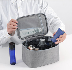 Gelory Trousse de <span class=keywords><strong>toilette</strong></span> de voyage personnalisée pour hommes, voyage en plein air, sac cosmétique étanche de grande capacité pour femmes - Product Image 6