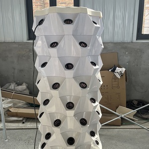 Torre da Giardino Verticale con Ruote, 12 Livelli, Sistemi Idroponici <span class=keywords><strong>per</strong></span> Coltivazione di Ortaggi e Piante - Product Image 5