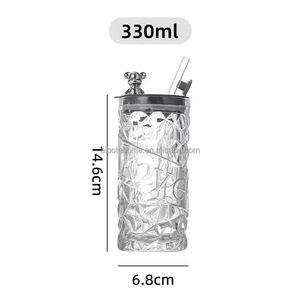 <span class=keywords><strong>2025</strong></span> nóng bán trong suốt <span class=keywords><strong>330ml</strong></span> nước khoáng chai thủy tinh cho nước giải khát biểu tượng tùy chỉnh rỗng nước khoáng - Product Image 6