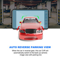 Meilleure vente caméra de tableau de bord 4 pouces hd numérique boîte noire pour voiture double objectif Dvr caméra de voiture 1080p conduite dashcam