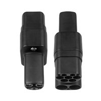 Adaptateur CCS 2 Combo vers NACS Tesla 250KW AC/DC Prise d'entrée/sortie pour la recharge de véhicules électriques Tesla Adaptateur de chargeur de véhicules électriques personnalisé