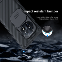 Pour Oneplus 15 13 13R 11 / Ace 5 Pro Étui NILLKIN Protection de l'appareil photo Glissière de protection Protection de l'objectif Étui pour Oneplus 12
