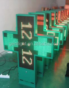 Ngoài trời dẫn hiệu thuốc dấu hiệu IP65 chéo dẫn hiển thị cho nhà thờ/bệnh viện - Product Image 6